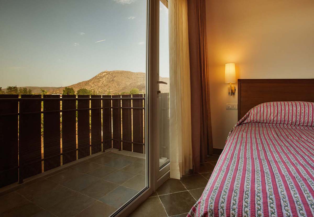 View from the room of Deluxe Duplex Suite - Dera Masuda, Pushkar, Ajmer, Rajasthan